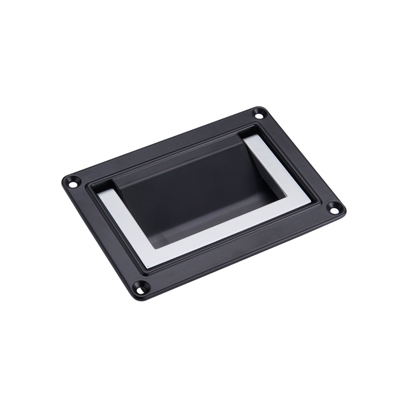 LS504-5-A crna plastična kromirana ručka za vrata